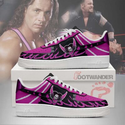 W.W.E - Bret “The Hitman” Hart AF1 Shoes-RON19092517