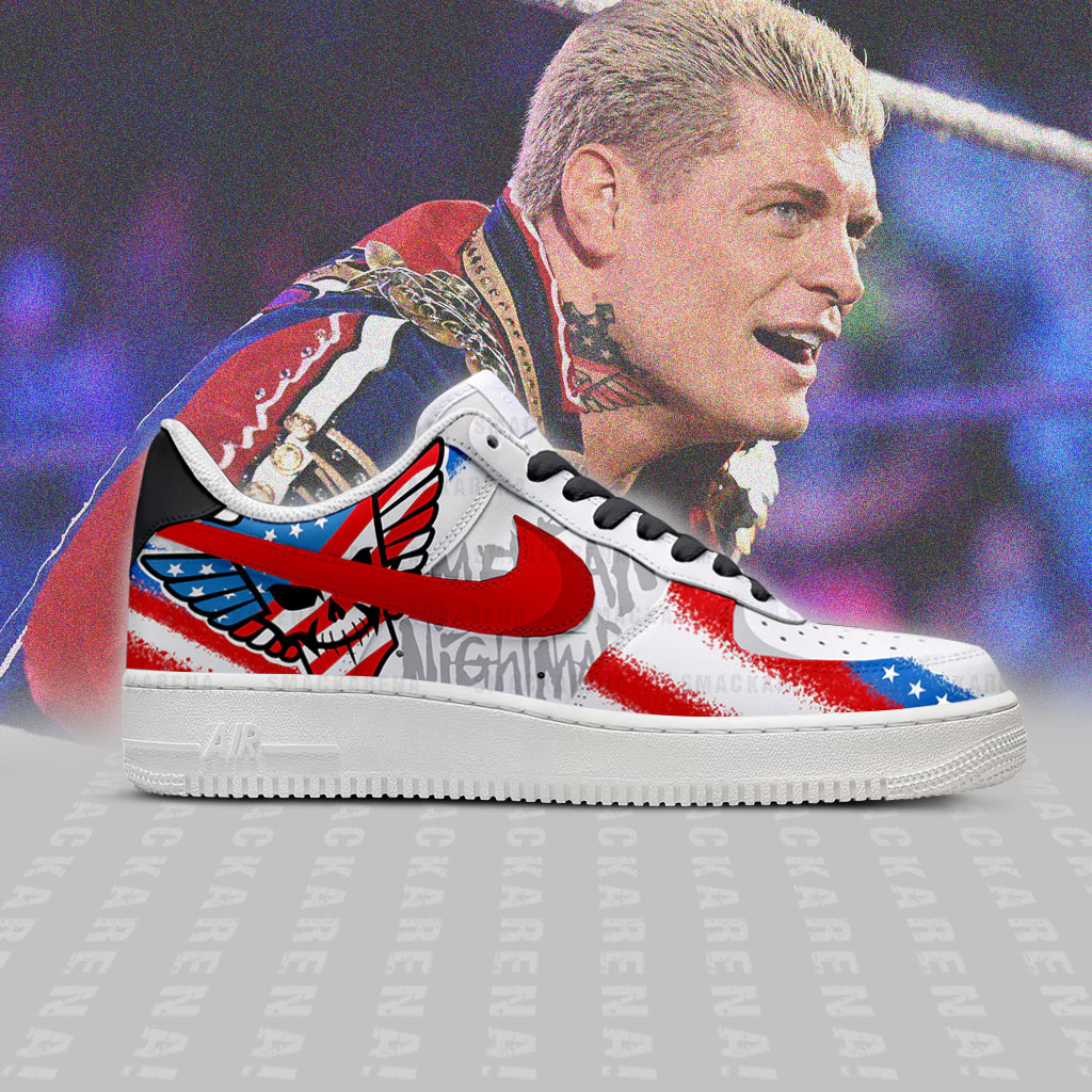 Cody Rhodes AF1 Shoes-JGMURLZG - Image 2