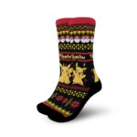 Pikachu Socks Anime Ugly Christmas