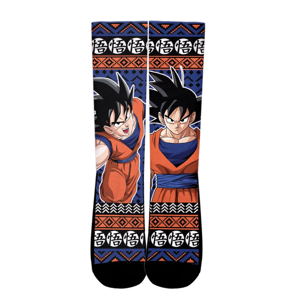 Goku Socks Anime Ugly Christmas - Image 2