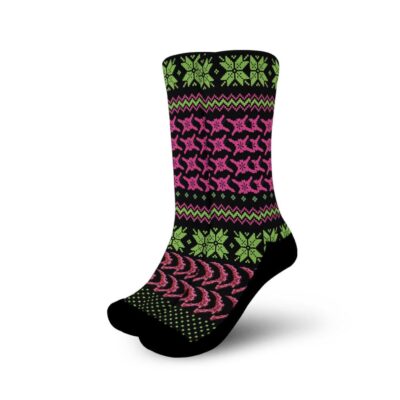 Gyutato and Daki Socks Anime Christmas
