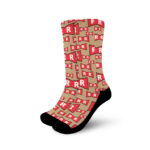 Red Ribbon Army Socks Symbols Pattern Anime VA0507