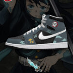 Muichiro Tokito V.1 Custom AJ1 High-Top Sneakers