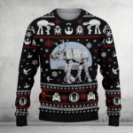 AT-AT Walker Reindeer Christmas Star Wars Ugly Sweater