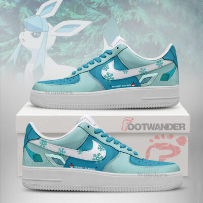 GLACEON - Pokemon AF1 Shoes