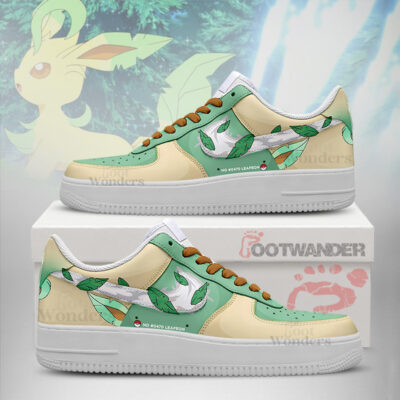 LEAFEON - Pokemon AF1 Shoes