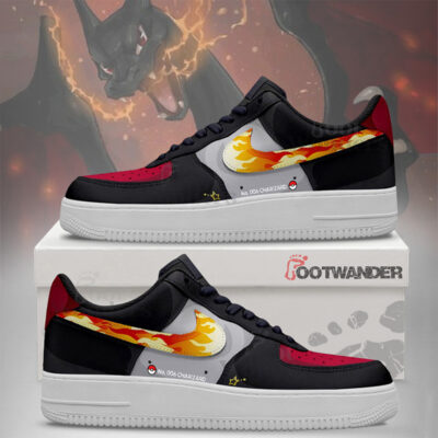 Shiny Charizard - Pokemon Shiny AF1 Shoes