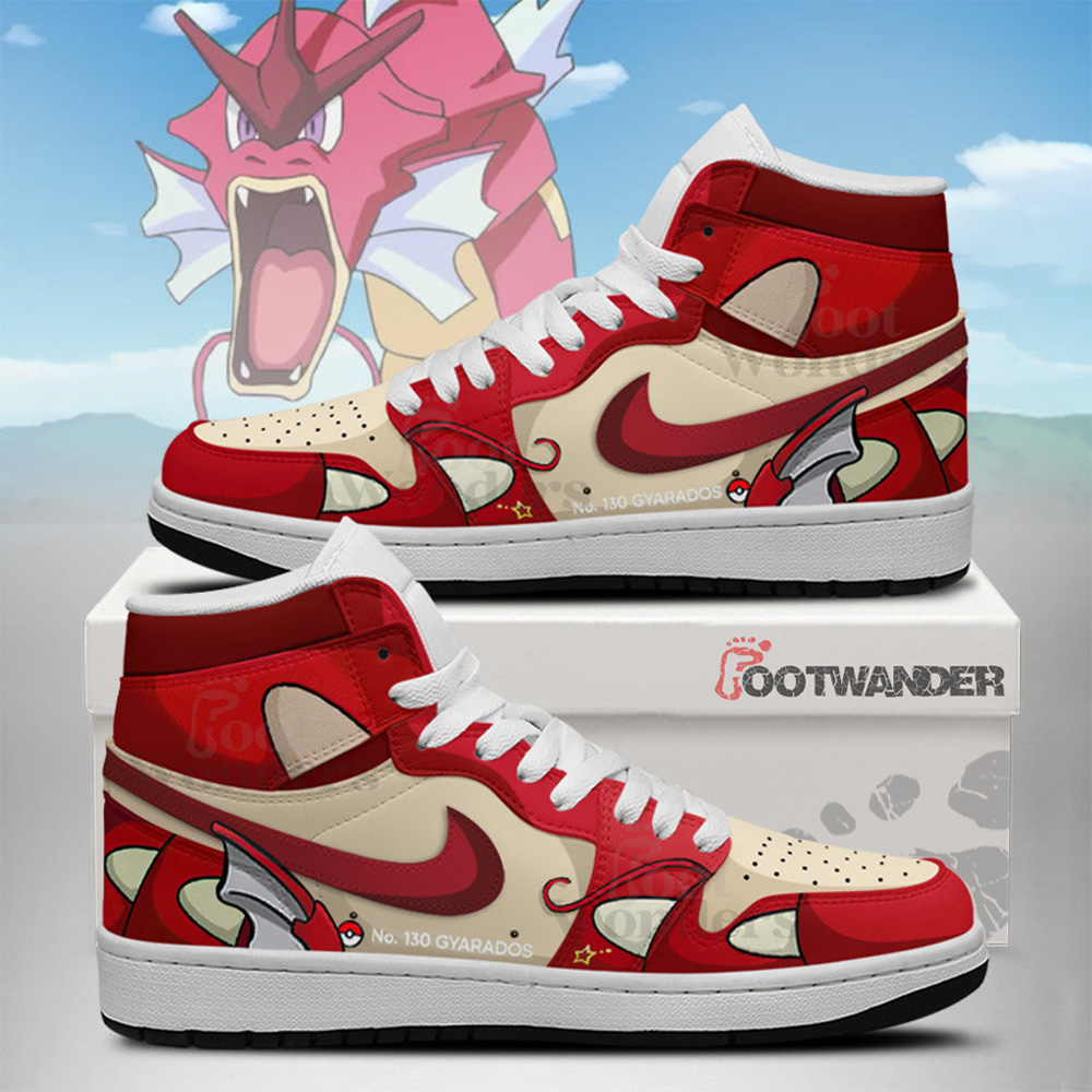 Shiny Gyarados - Pokemon Shiny AJ1 Shoes
