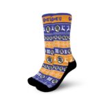 Goku Turtle Hermit Christmas Ugly Socks