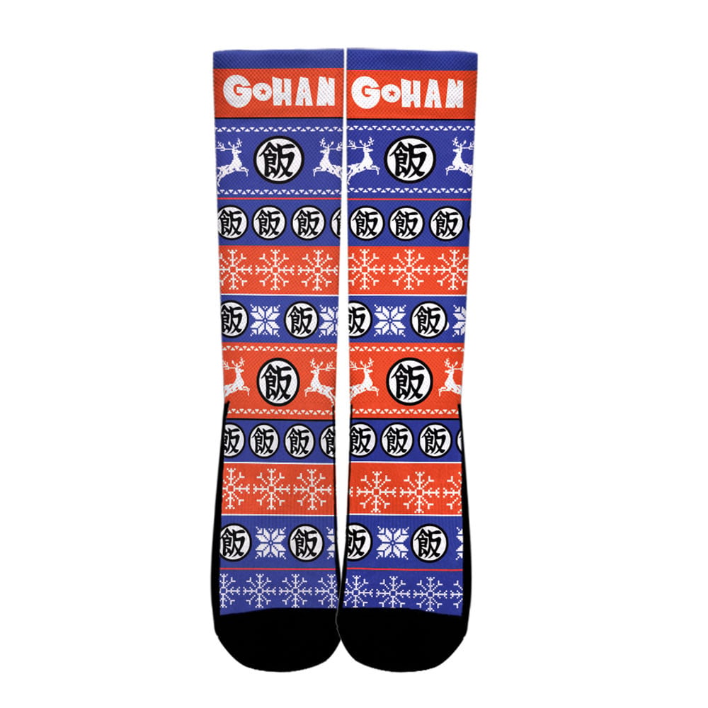 Gohan Symbol Christmas Ugly Socks - Image 2