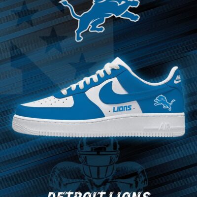 Detroit Football Custom Sneakers