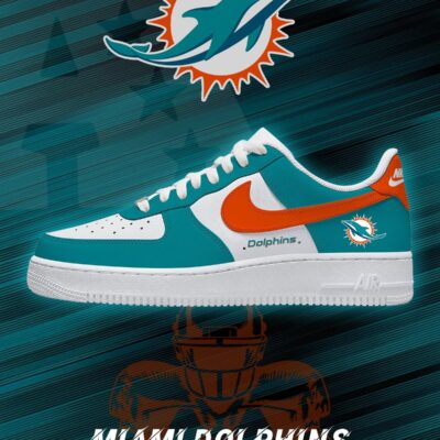 Miami Football Custom Sneakers