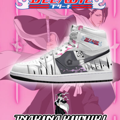 Byakuya Kuchiki V.1 Custom AJ1 High-Top Sneakers