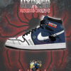 Franklin Bordeau V.1 Custom AJ1 High-Top Sneakers