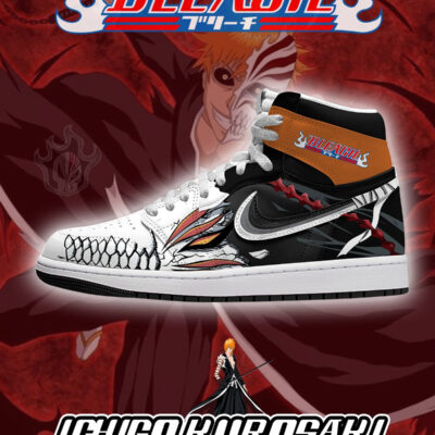 Ichigo Kurosaki V.1 Custom AJ1 High-Top Sneakers