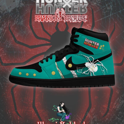 Illumi Zoldyck V.1 Custom AJ1 High-Top Sneakers