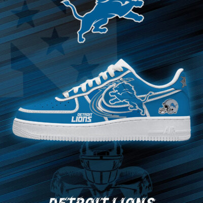Detroit Football V.2 Custom Sneakers