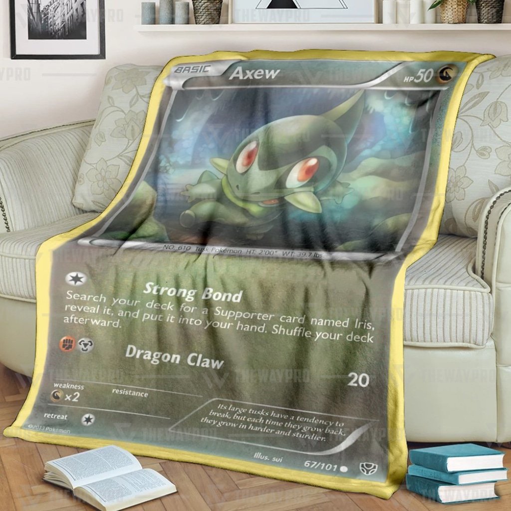 Anime Pokemon Axew Blanket And Quilt -0W5MY-2126