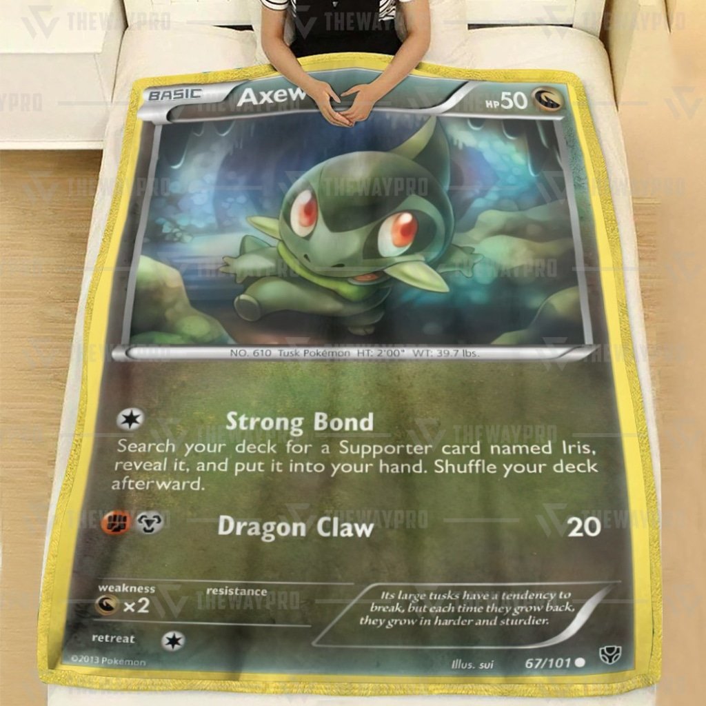 Anime Pokemon Axew Blanket And Quilt -0W5MY-2126 - Image 2