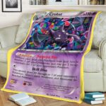 Anime Pokemon Basic Crobat Blanket And Quilt Rug   -YJK11-5219