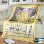 Anime Pokemon Pikachu Card Quilts Blanket   -GHIKD-1312