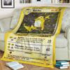 Anime Pokemon Raichu Base Set Quilts Blanket   -HYNL9-1704