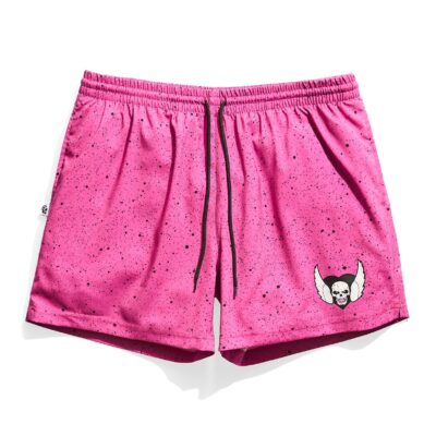Bret Hart Speckle Pink Active Shorts
