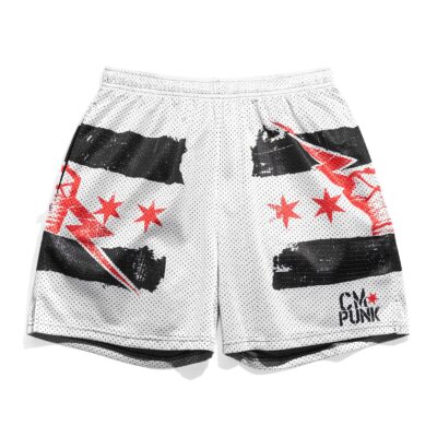 CM Punk Best in the World Retro Shorts