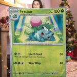 Cute Pokemon Ivysaur Pokemon Card Blanket 384374
