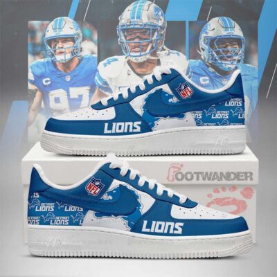 Detroit Lions AF1 Shoes