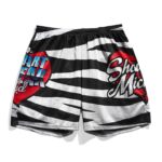 Shawn Michaels HBK Zebra Retro Shorts