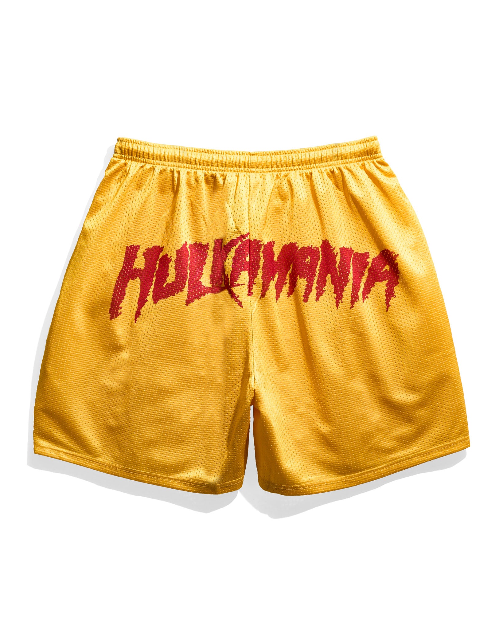 Hulk Hogan Hulkamania Yellow Retro Shorts - Image 6