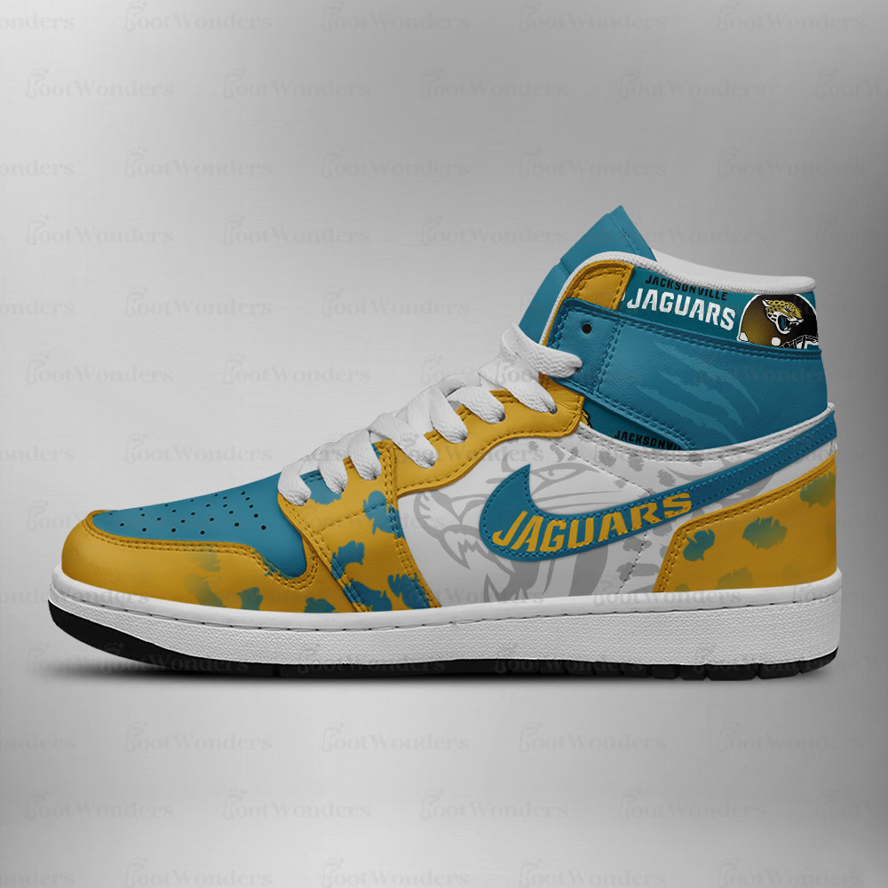 Jacksonville Jaguars AJ1 Shoes - Image 2