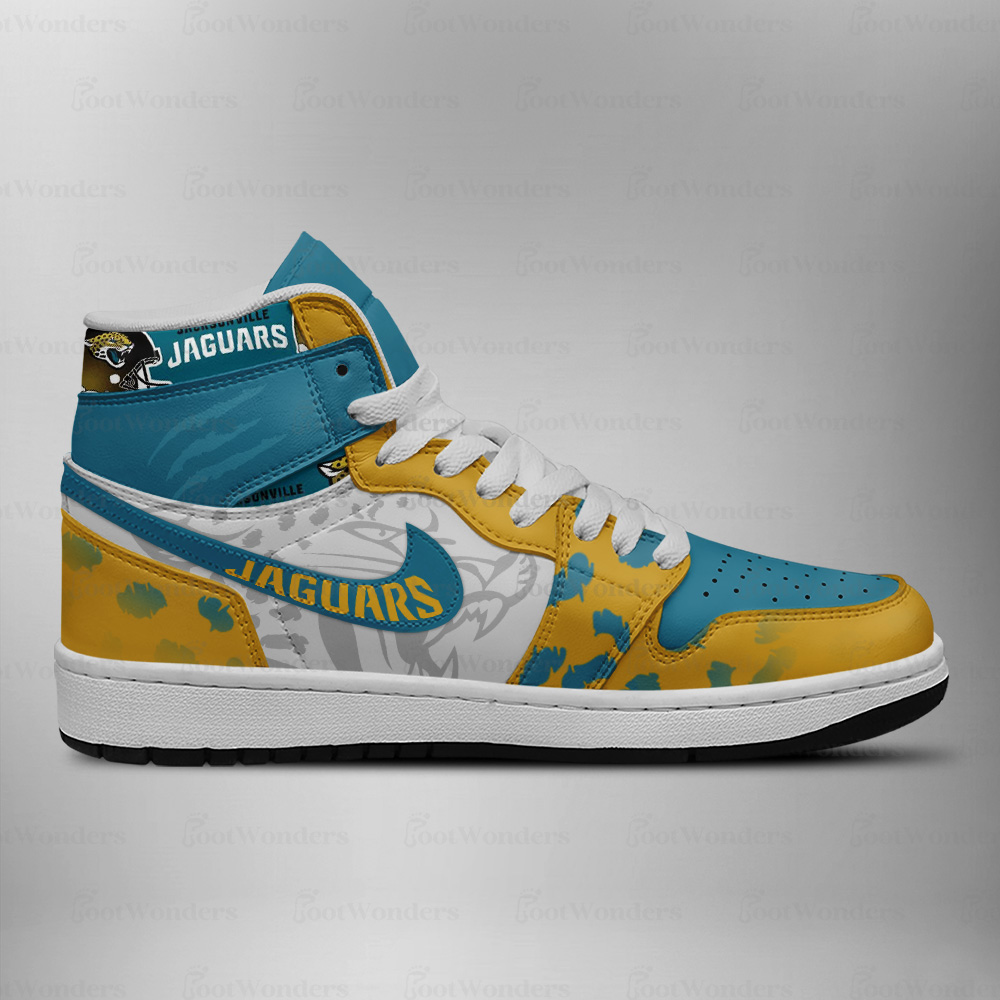 Jacksonville Jaguars AJ1 Shoes - Image 3