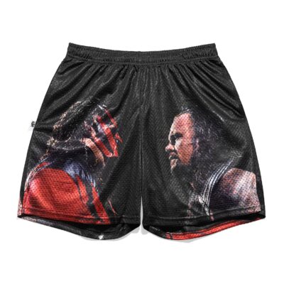Kane Undertaker Face Off 1997 Retro Shorts