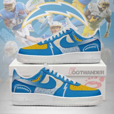 Los Angeles Chargers AF1 Shoes