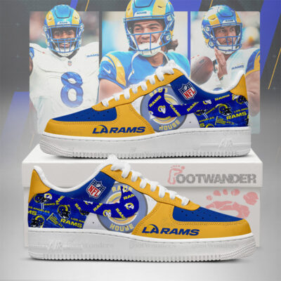 Los Angeles Rams AF1 Shoes