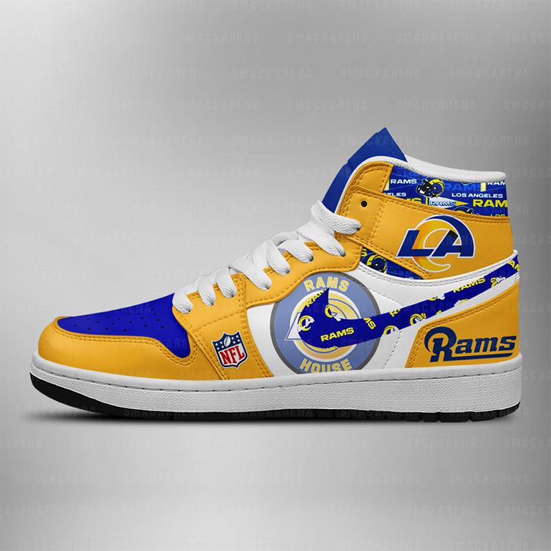 Los Angeles Rams AJ1 Shoes - Image 2