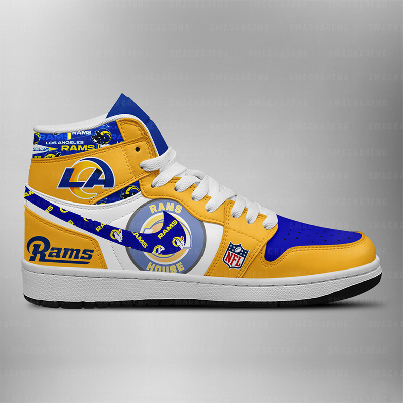 Los Angeles Rams AJ1 Shoes - Image 3