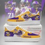 Minnesota Viking AF1 Shoes