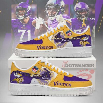 Minnesota Viking AF1 Shoes