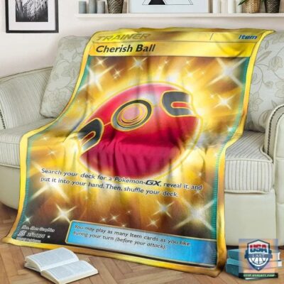 Pokémon Cherish Ball Trainer Soft Blanket, Quilt And Woven Blanket   -ts-blanket-150822-41