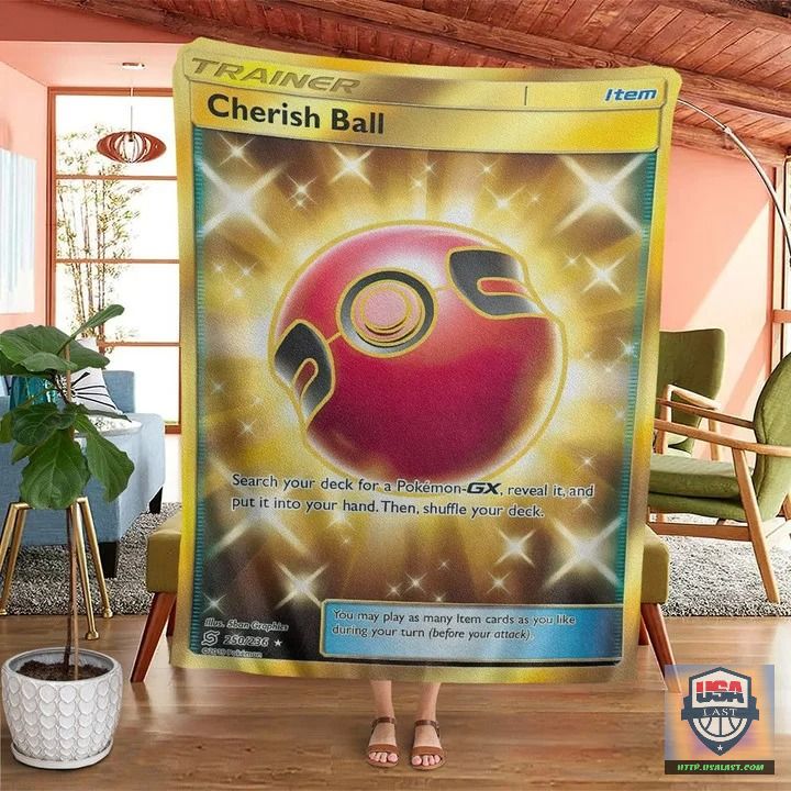 Pokémon Cherish Ball Trainer Soft Blanket, Quilt And Woven Blanket -ts-blanket-150822-41 - Image 2