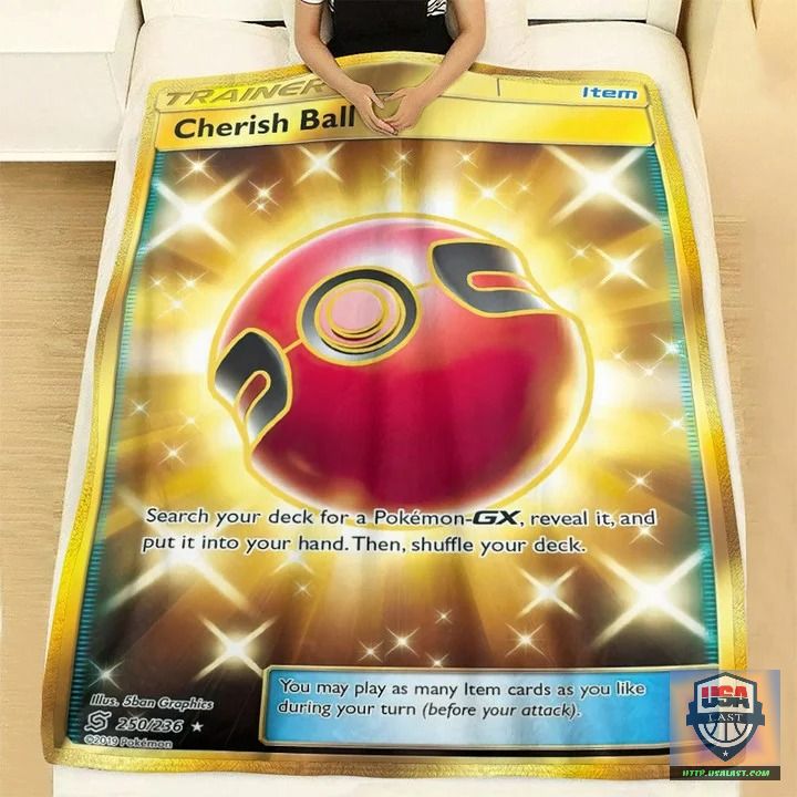 Pokémon Cherish Ball Trainer Soft Blanket, Quilt And Woven Blanket -ts-blanket-150822-41 - Image 3