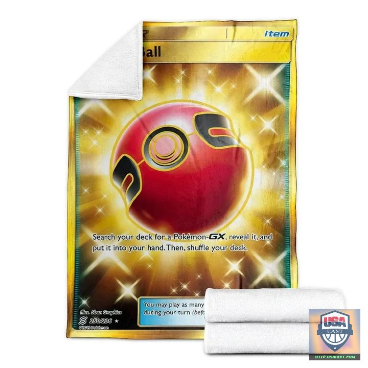 Pokémon Cherish Ball Trainer Soft Blanket, Quilt And Woven Blanket -ts-blanket-150822-41 - Image 4