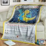 Pokémon Dark Dragonite 1st Edition Soft Blanket, Quilt And Woven Blanket   -ts-blanket-150822-40