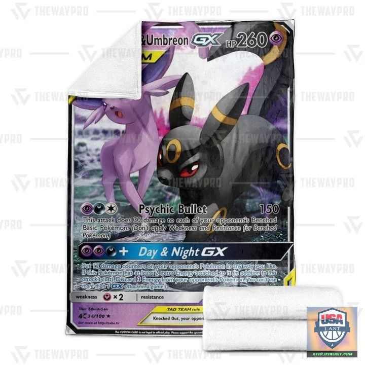 Pokémon Espeon & Umbreon Gx Soft Blanket, Quilt And Woven Blanket -ts-blanket-150822-44 - Image 3