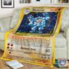 Pokémon Shadowless Holographic Machamp Custom Soft Blanket, Quilt And Woven Blanket   -ts-blanket-150822-36