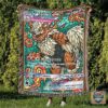 Pokemon Arcanine Stain Glass Custom Woven Blanket   -ts-blanket-150822-13
