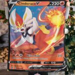 Pokemon Cinderace V Fusion Strike Blanket   -WNZBG-6164